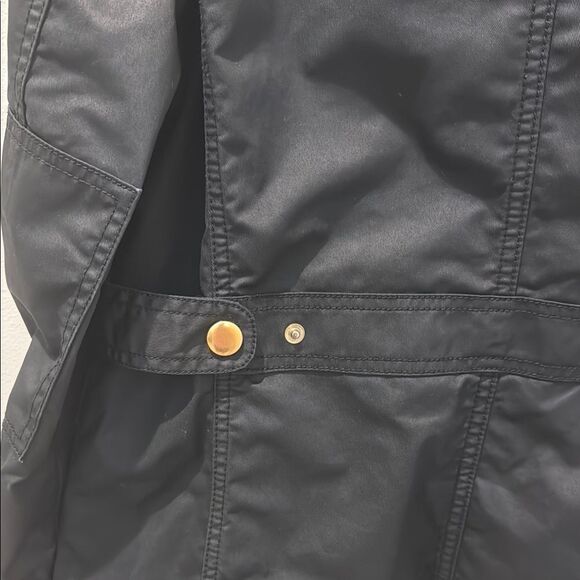 J. Crew Black and Gold Twill Field Jacket with Stand-Up Collar size XS - Picture 6 of 13